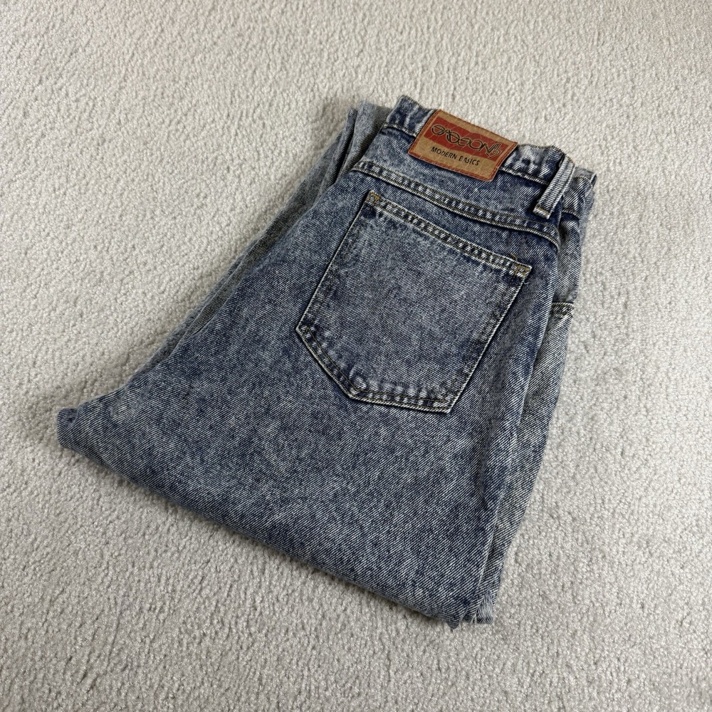 Vintage Sasson‎ Jeans Womens 12 Blue High Waist Mom Acid Wash 100% Cotton